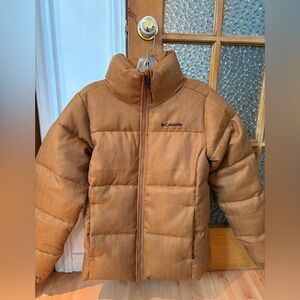 Columbia Tan Puffer Jacket